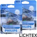Produktbild: PHILIPS H11 WhiteVision-Ultra unwiderstehlicher Look Bis zu 60% mehr Sicht