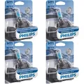 Produktbild: 4x Philips WhiteVision ultra H11 Halogen 55W 12V Autolampen Glühlampen
