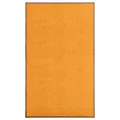 Produktbild: Türmatte Fußmatte Waschbar Orange 90x150 Cm Schmutzfangmatte Türvorleger