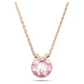 Produktbild: Swarovski Bella Halskette, Rosé Vergoldete Damenhalskette mit Strahlendem Rosa Anhänger