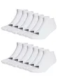 Produktbild: adidas 12 Paar Sportswear Low Cut Sneaker Socken Unisex Kurzsocke, Farbe:White, Socken & Strümpfe:43-45