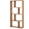 Produktbild: Costway Bücherregal mit 4 Ebenen Standregal mit 8 Fächern Natur