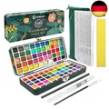 Produktbild: Artecho Aquarellfarben Set 100 Farben in Tragbarer Box, Mit Pinsel und