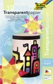 Produktbild: Glorex Transparentpapiermappe 42g/m² sortiert 18 x 5 cm, 10 Blatt