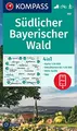Produktbild: KOMPASS Wanderkarte 197 Südlicher Bayerischer Wald 1:50.000: 4in1 Wanderkarte, mit Aktiv Guide und Ortsplänen inklusive Karte zur offline Verwendung in der KOMPASS-App. Fahrradfahren. Skitouren.