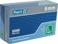 Produktbild: Rapid Heftklammer Tackerklammern Nr. 140 6mm verzinkt VE=5000 Stück
