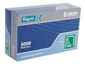 Produktbild: Rapid 140/6 6mm Verzinkte Klammern (Box 5000) RPD1406B5