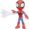 Produktbild: Marvel Spidey and His Amazing Friends Spidey Figur, 10 cm große Action-Figur und 1 Accessoire, für Kinder ab 3 Jahren