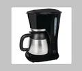 Produktbild: exquisit Kaffeemaschine KA 6501 sw schwarz Thermokanne, Verzierung Edelstahl 1 l