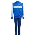 Produktbild: adidas Unisex Kids SEASONAL ESSENTIALS TIBERIO 3 STRIPES TRICOT TRACKSUIT, Royal Blue/White/Glow Blue, 6-7 Years