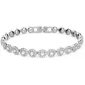 Produktbild: Swarovski Una Angelic Armband Rundschliff, Klein, Weiß, Rhodiniert