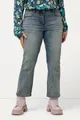 Produktbild: Ulla Popken 5-Pocket-Jeans Jeans Mandy Farbspritzer Ziernaht weites Bein