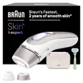 Produktbild: Braun Smart IPL Geräte Haarentfernung Skin i·expert 7, PL7147, Weiß/Rosegold - Alternative Laser Haarentfernung für Zuhause, Dauerhafte Haarentfernung, Inkl. Etui, Venus Rasierer Und 2 Aufsätze