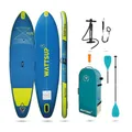 Produktbild: Wattsup - Aufblasbares SUP Stand Up Paddle SAR 10'8-325x84x15 cm Dropstitch - Komplettset: 2-in-1 Paddel, Leash, Pumpe, Transporttasche - Bis zu 145 kg - Blau