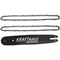 Produktbild: Kraft&Dele vodící lišta + 2 řetězy 40cm 3/8 KD10152