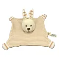 Produktbild: Grünspecht Hase Bio Schnuffeltuch Schmusetuch Braun Beige gestreift Fingerpuppe