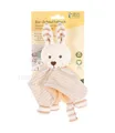 Produktbild: Grünspecht Bio Schnuffeltuch Hase beige gestreift Schmusetuch Baby Naturprodukte