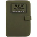 Produktbild: MFH Terminplaner A6 Organizer Ringbuchhalterung Memobuch Timer (Oliv)