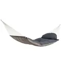 Produktbild: Xxl Stabhängematte Fat Hammock Taupe Inkl. Passendem Kissen Ca. 187 - 237 X 146 Cm - Amazonas