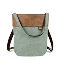 Produktbild: zwei OLLI Rucksack OR12 eucalyptus robust und langlebig im Vintage Look Daypack