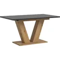 Produktbild: Esstisch ausziehbar Artisan Grau V-Fuß 150-190cm - Grau