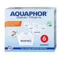 Produktbild: 6x ORIGINAL AQUAPHOR Wasserfilterkartuschen MAXFOR+, AQUALEN , BPA frei, 200l