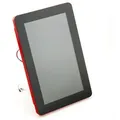 Produktbild: Pimoroni Pibow Frame für Raspberry Pi Touch Display 2, Schutzrahmen, 2 Standfüße, Coupe Red