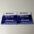 Produktbild: Sony DVD-RW 30 min 1.4 GB  DVD Re-recordable - Neu - 2 Stück