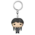 Produktbild: Funko Pop! Keychain: Wednesday Addams - Wednesday Addams - Neuartiger Schlüsselanhänger - Vinyl-Minifigur Zum Sammeln - Strumpffüller - Geschenkidee - Offizielle Handelswaren - TV Fans