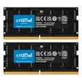 Produktbild: Crucial 32GB Kit (2x16GB) DDR5-4800 CL40 SO-DIMM Arbeitsspeicher CT2K16G48C40S5