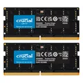 Produktbild: Crucial 32GB Kit (2x16GB) DDR5-4800 CL40 SO-DIMM Arbeitsspeicher