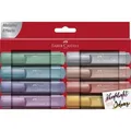 Produktbild: Faber-Castell Textliner 48 Textmarker 1-5mm Marker Stifte metallic sortiert 8er*