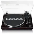 Produktbild: Lenco LBT-189WA Plattenspieler (Riemenantrieb, Bluetooth, Bluetooth®/Cinch Anschluss, USB-Transfer & 33 45 U/min in Walnuss) braun
