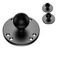 Produktbild: Sptchapn 1 Zoll Runde Basis Kugelverbindung Hohlkugel Adapter Motorrad Satelliten navigations Halterung GPS Kugelsystem Kompatibel RAM Mount Mount(2ST. SZZS-R5)