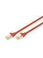 Produktbild: DIGITUS patch cable - 2 m - red - Rot - 2 meter