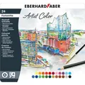 Produktbild: Eberhard-Faber Aquarellstifte Artist Color, 516025, farbig sortiert, im Metalletui, 24 Stück