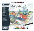Produktbild: Eberhard Faber 516025 - Aquarellstifte Artist Color, 24 bunte Aquarellfarben im Metalletui