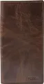 Produktbild: FOSSIL Leder Geldbörse Neel Executive Wallet Dark Brown braun