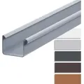 Produktbild: Dachrinne Kunststoff Kastenrinne 200 Cm, Dachrinnenzubehör, Regenrinnen Pvc , Einfache Montage, Made In Germany - Nw83 / 83mm Grau - Inefa