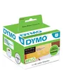 Produktbild: DYMO LabelWriter Adressetiketten | 36 mm x 89 mm | schwarz auf transparent | 2 Rollen mit je 130 leicht ablösbaren Etiketten (260 Etiketten)