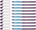 Produktbild: Schneider 151208 Slider Basic Kugelschreiber (Kappenmodell mit Soft-Grip-Zone und der Strichstärke XB=Extrabreit) 10er Packung, violett