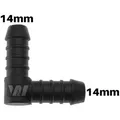 Produktbild: WamSter® L 90° Schlauchverbinder Pipe Connector 14mm Durchmesser