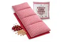 Produktbild: Strauss Home Wärmekissen Kirschkernkissen Gross, Mikrowellengeeignet, Körnerkissen 50x20cm, (1-tlg), Vintage - 100% Baumwolle