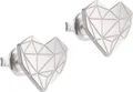 Produktbild: Liebeskind Berlin Ohrstecker Edelstahl Herz Design Schmuck Damen Silber 1 Paar