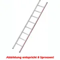 Produktbild: Anlegeleiter Hymer Walzprofil 10 Sprossen mit Holm verpresste Leiterfüße auf beiden Seiten 401110