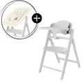 Produktbild: Cybex Click & Fold 4-in-1 Hochstuhl (inkl. Bouncer, Babyset u. Tablet), Farbe: All Natural