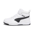 Produktbild: PUMA Unisex Kinder Rebound V6 Mid Ac+ Ps Sneaker, Puma White Puma Black, 31 EU