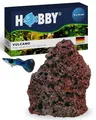 Produktbild: Hobby Vulcano Naturausströmer I 11 x 8 cm I Einzigartiger Lavastein als Aquarium Deko & Luftausströmer I Zubehör für Sauerstoffversorgung I Natürlicher Sprudelstein für Aquarien & Terrarien