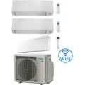 Produktbild: Daikin Perfera All Seasons + Emura Wifi Trial Split Inverter 9000 + 9000 + 12000 BTU Klimaanlage mit mit UE 3MXM52A9 Klasse A+++/A+++ NEU 2024