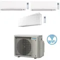Produktbild: Daikin Comfora + Emura Wifi Inklusive Trial Split Inverter 9000 + 9000 + 12000 Btu Klimaanlage Mit Mit Ue 3mxm52a9 Klasse /a+++ Neu 2024